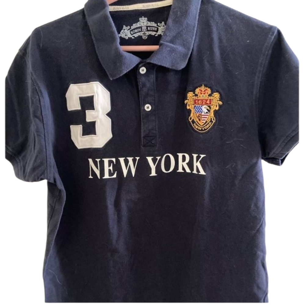 💫Robin RUTH Y2K New York Men’s Polo Short Sleeves